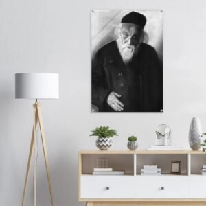 Acrylic pencil sketch Reb Chaim Soloveitchik